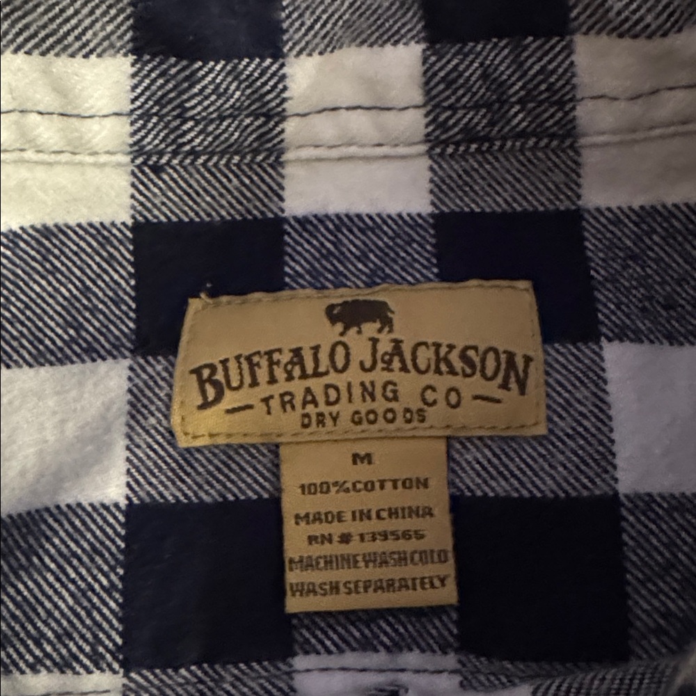 Buffalo Jackson plaid flannel shirt - Picture 4 of 5